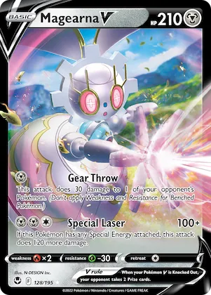 Magearna V #128 – Silver Tempest