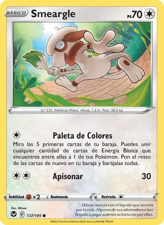Smeargle 137 – Tempestad Plateada