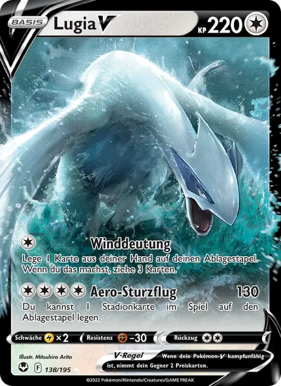 Lugia V 138 – Silberne Sturmwinde