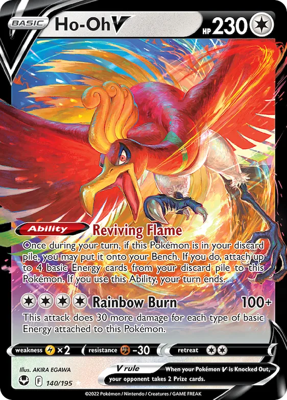 Ho-Oh V #140 – Silver Tempest