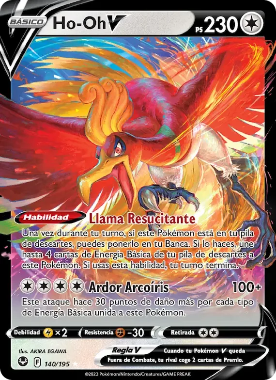 Ho-Oh V 140 – Tempestad Plateada