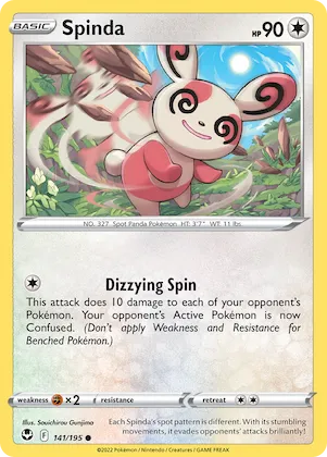 Spinda #141 – Silver Tempest