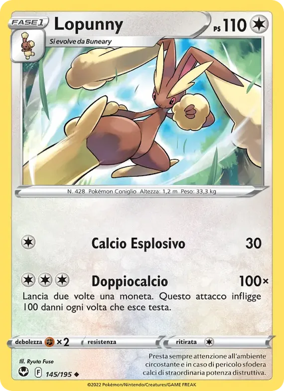 Lopunny 145 – Tempesta Argentata