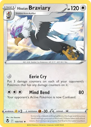 Hisuian Braviary #149 – Silver Tempest