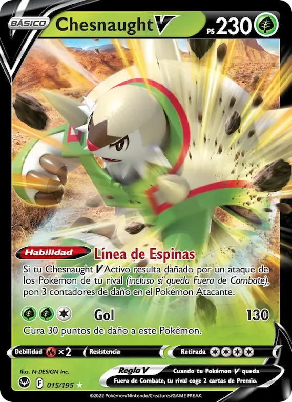Chesnaught V 15 – Tempestad Plateada