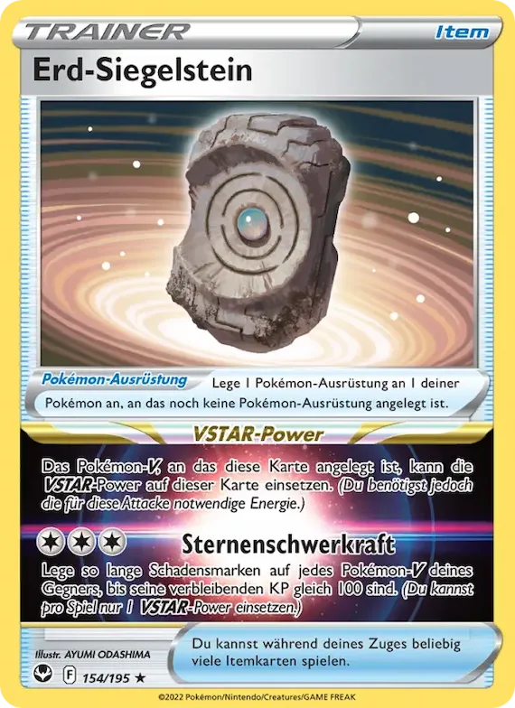 Erd-Siegelstein 154 – Silberne Sturmwinde