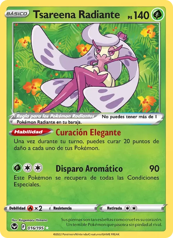 Tsareena Radiante 16 – Tempestad Plateada