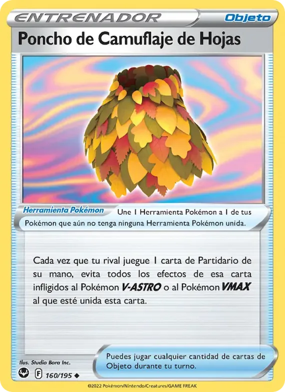 Poncho de Camuflaje de Hojas 160 – Tempestad Plateada