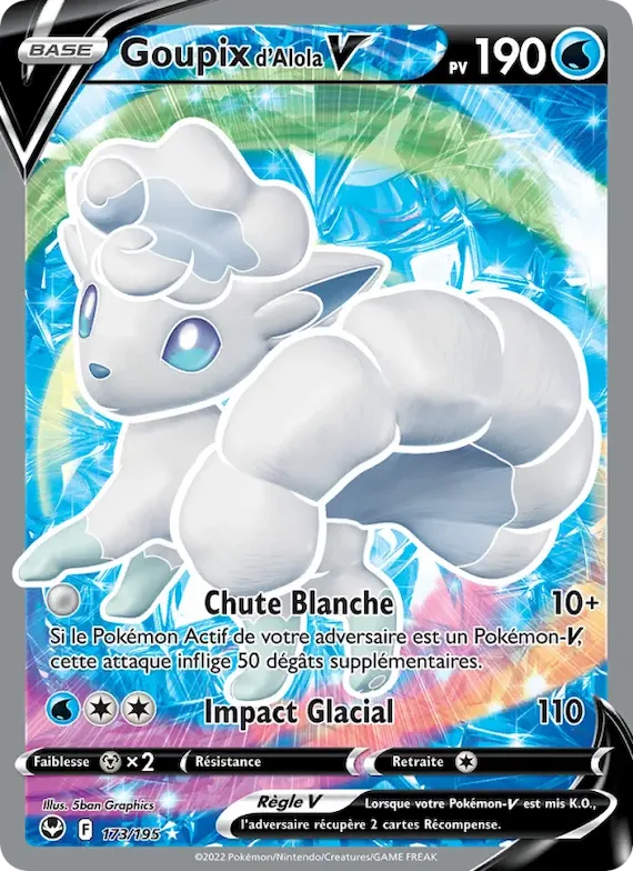 Goupix d'Alola V 173 – Tempête Argentée