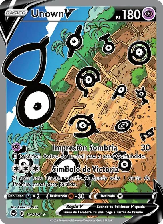 Unown V 177 – Tempestad Plateada
