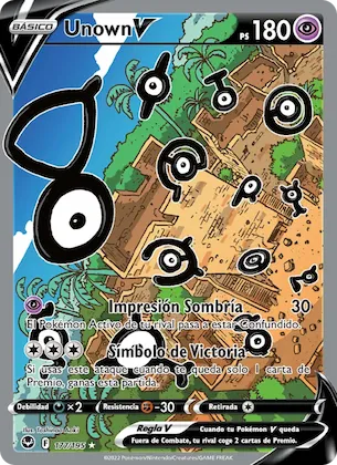 Unown V 177 – Tempestad Plateada