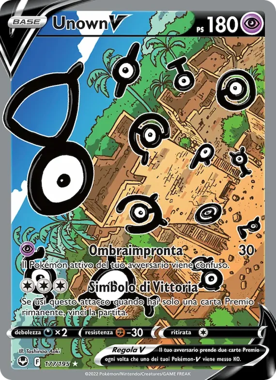 Unown V 177 – Tempesta Argentata