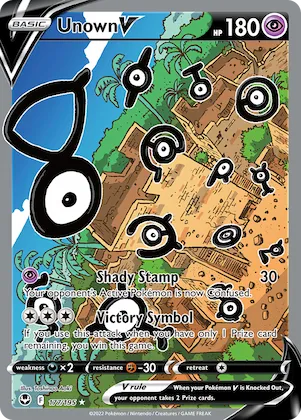 Unown V #177 – Silver Tempest