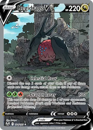 Regidrago V #184 – Silver Tempest