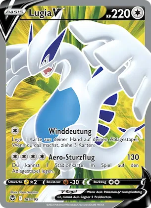 Lugia V 185 – Silberne Sturmwinde