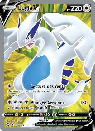 Lugia V 185 – Tempête Argentée