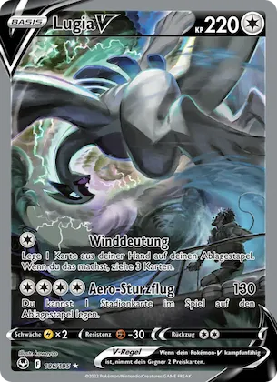 Lugia V 186 – Silberne Sturmwinde