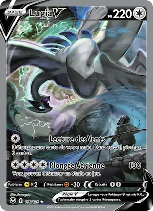 Lugia V n° 186 – Tempête Argentée