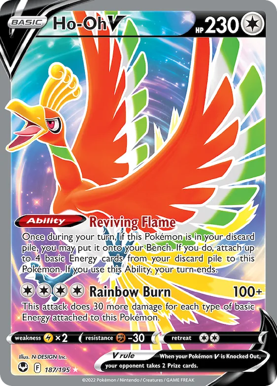 Ho-Oh V #187 – Silver Tempest