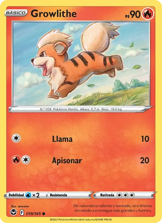 Growlithe 19 – Tempestad Plateada