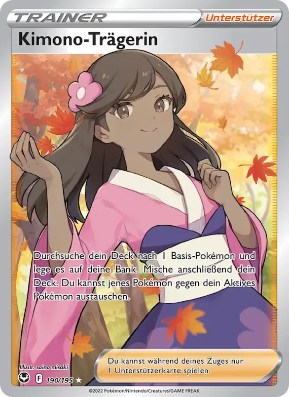Kimono-Trägerin 190 – Silberne Sturmwinde