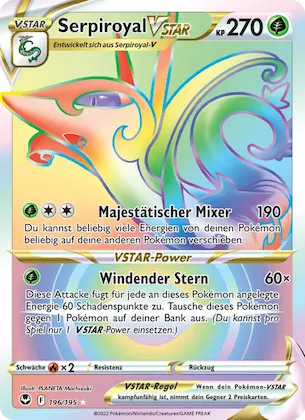 Serpiroyal VSTAR Nr. 196 – Silberne Sturmwinde