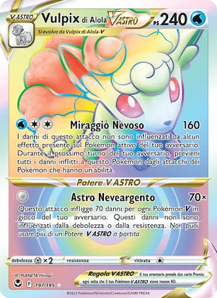 Vulpix di Alola V ASTRO 197 – Tempesta Argentata