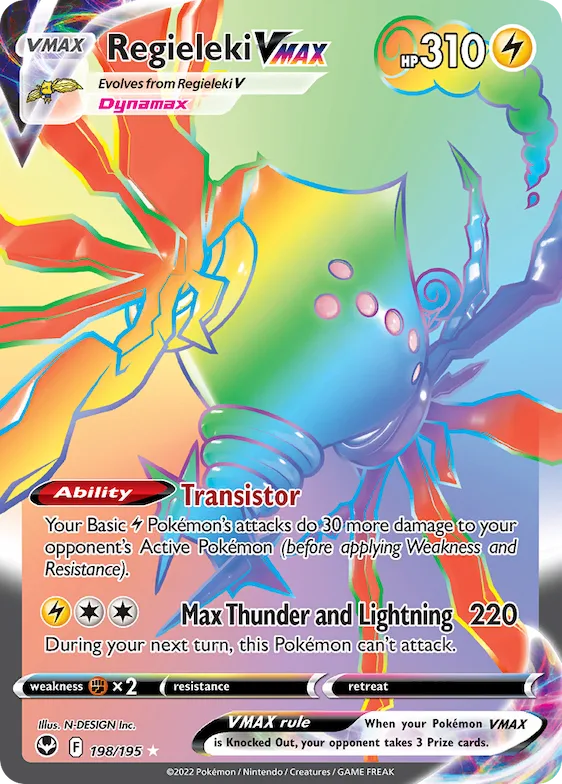 Regieleki VMAX #198 – Silver Tempest