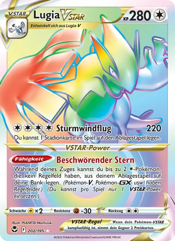 Lugia VSTAR 202 – Silberne Sturmwinde