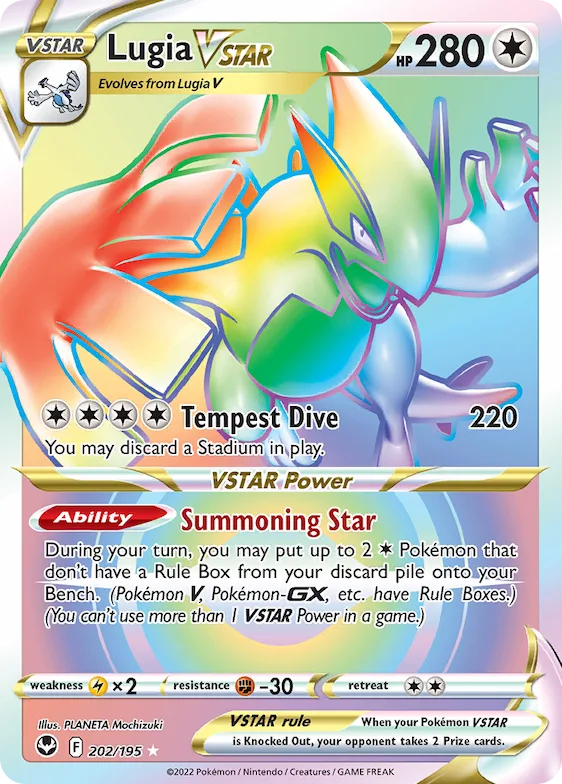 Lugia VSTAR #202 – Silver Tempest