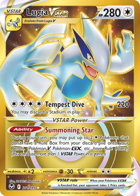 Lugia VSTAR #211 – Silver Tempest