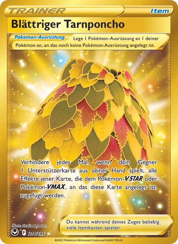 Blättriger Tarnponcho 214 – Silberne Sturmwinde