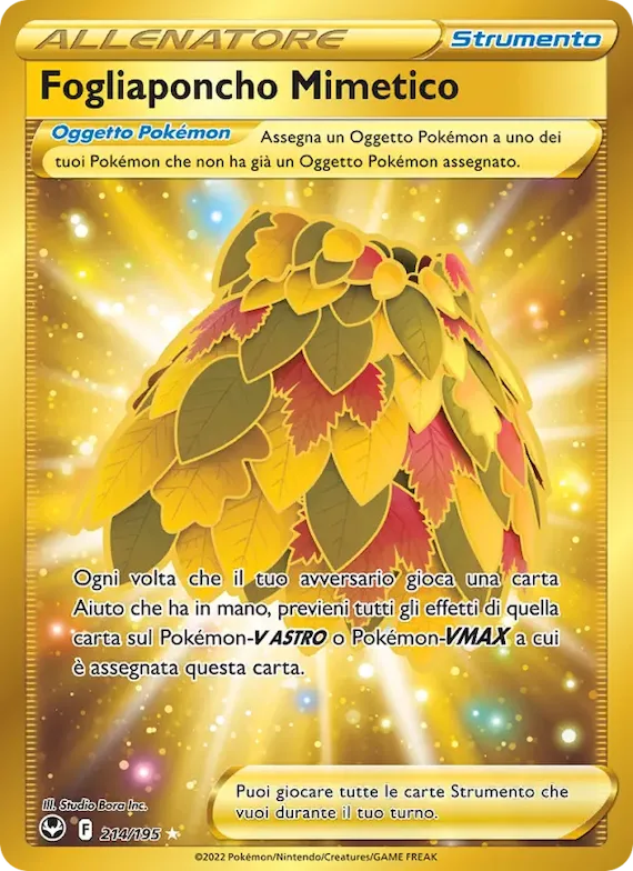 Fogliaponcho Mimetico 214 – Tempesta Argentata
