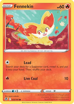 Fennekin #25 – Silver Tempest