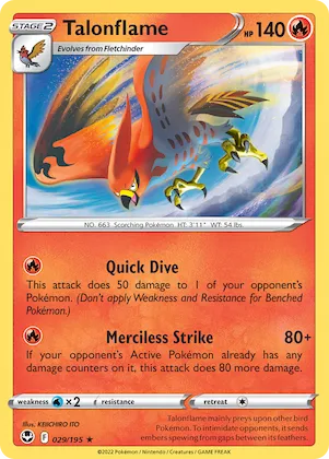 Talonflame #29 – Silver Tempest