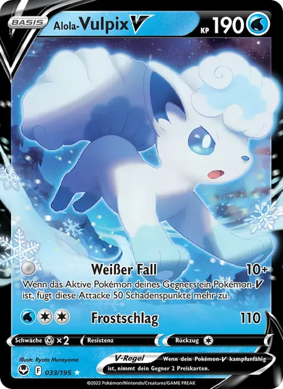 Alola Vulpix-V 33 – Silberne Sturmwinde