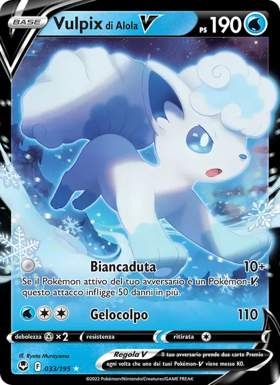 Vulpix di Alola V 33 – Tempesta Argentata