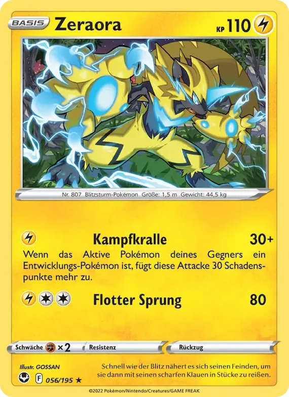 Zeraora 56 – Silberne Sturmwinde