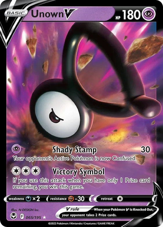 Unown V #65 – Silver Tempest