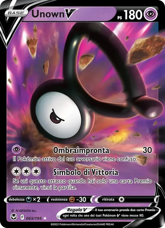 Unown V 65 – Tempesta Argentata