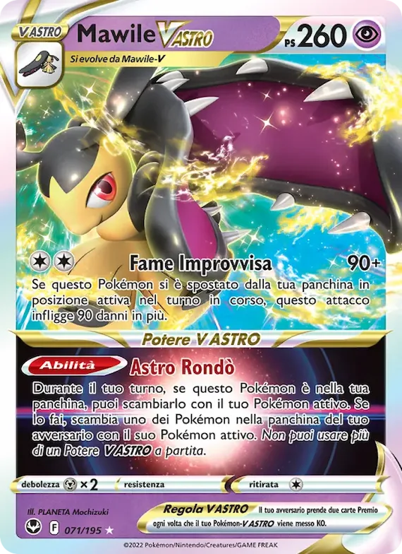 Mawile V ASTRO 71 – Tempesta Argentata