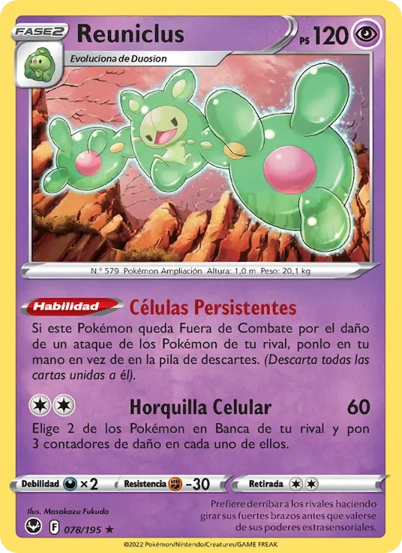 Reuniclus 78 – Tempestad Plateada