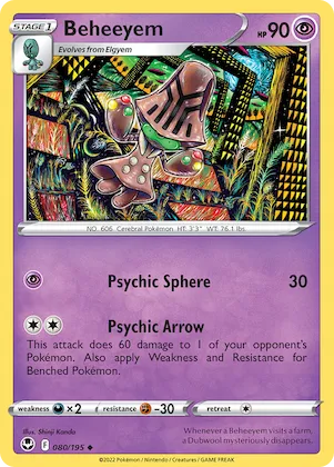Beheeyem #80 – Silver Tempest