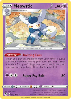 Meowstic #82 – Silver Tempest