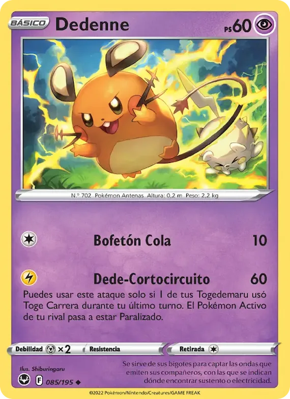 Dedenne 85 – Tempestad Plateada