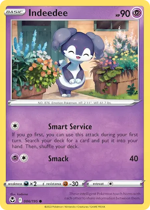Indeedee #86 – Silver Tempest
