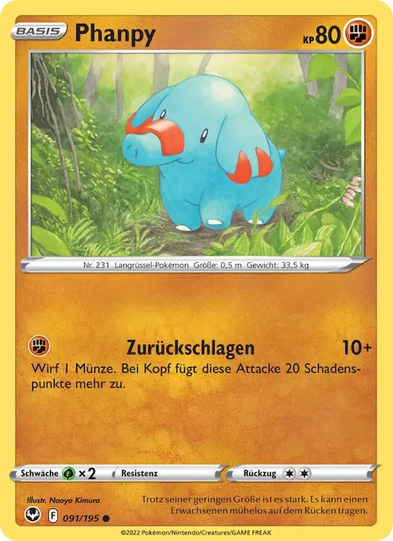 Phanpy 91 – Silberne Sturmwinde