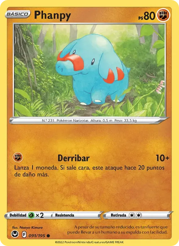Phanpy 91 – Tempestad Plateada