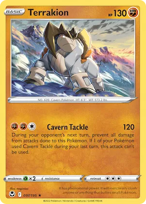 Terrakion #97 – Silver Tempest