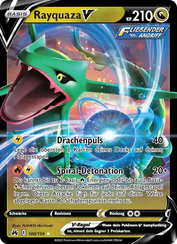 Rayquaza V 100 – Zenit der Könige